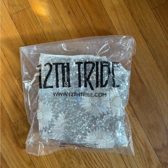 12 Tribe Holly Sequin Floral Skirt - Picture 5 of 5